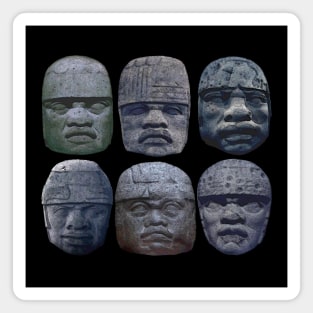 Olmec Heads Magnet